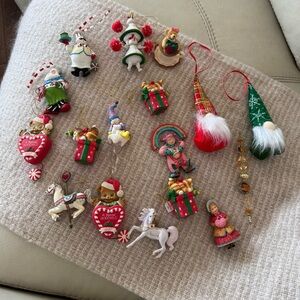 Festive Christmas Ornaments Set
